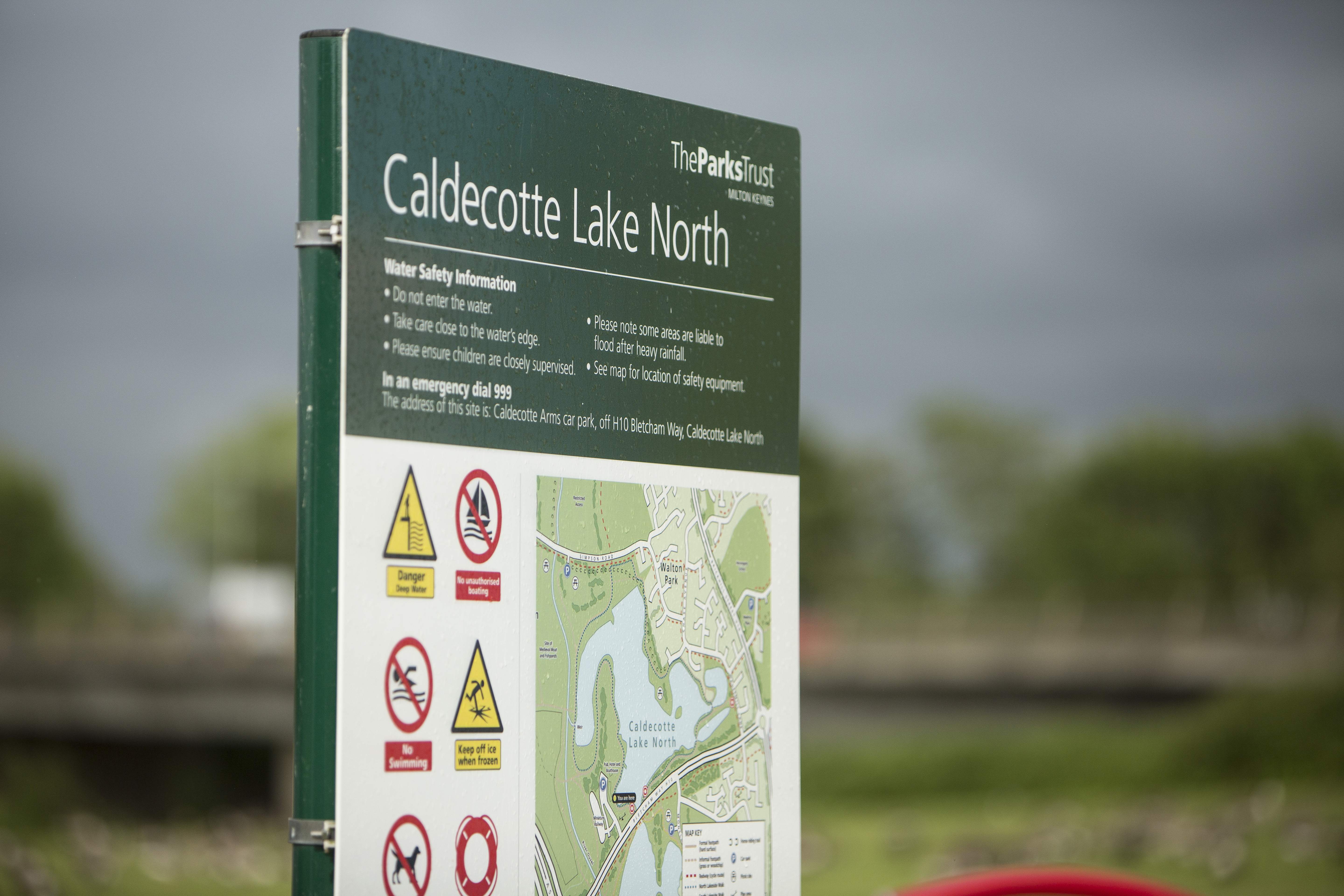 Caldecotte Lake 10K Run | Lake Map