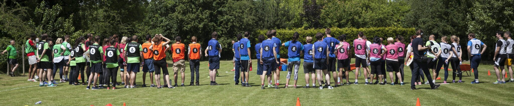 Croxley Park Sports Day | Teams in Coloured Sports Bibs