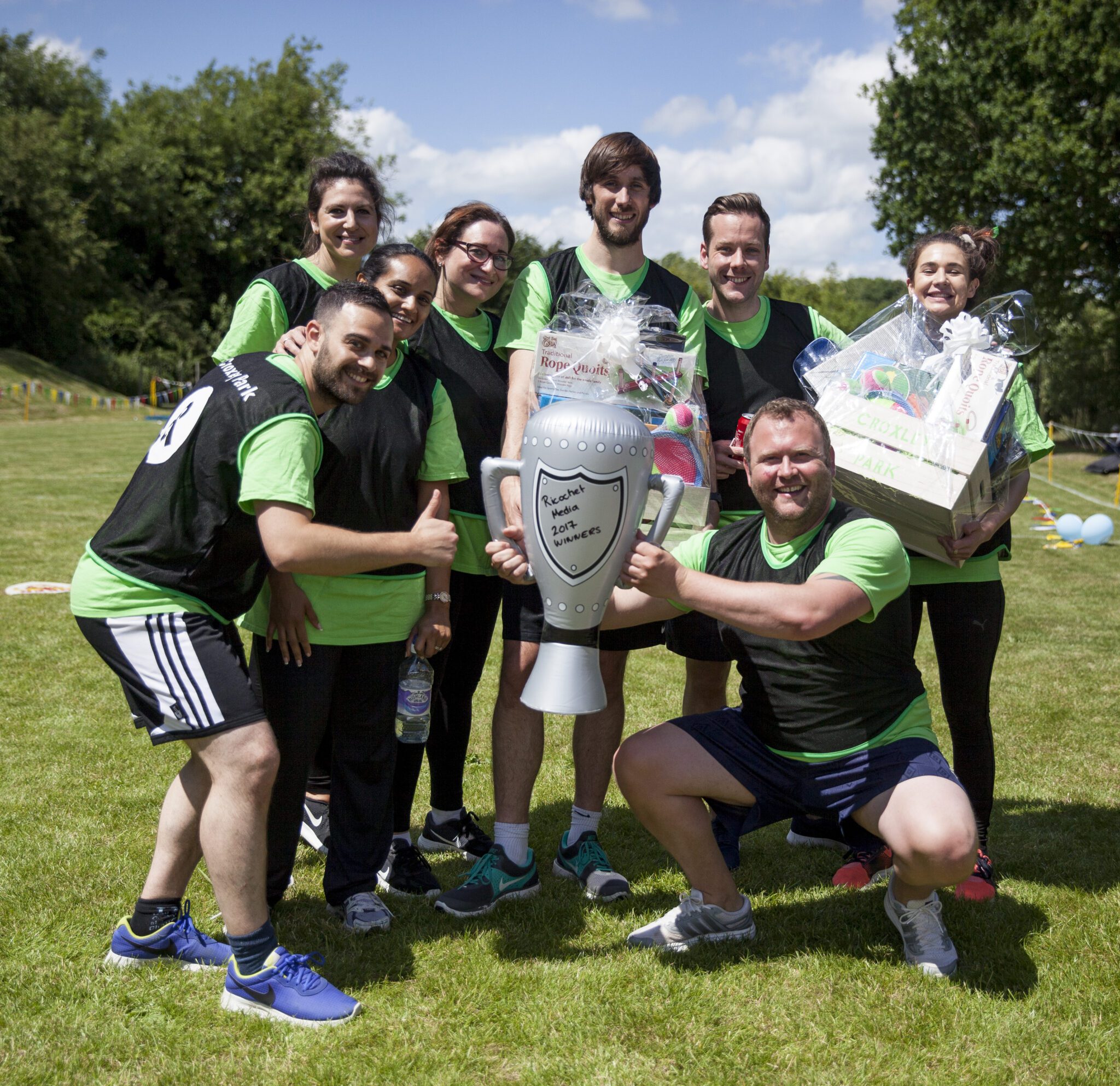 Croxley Park Sports Day | Team Photo with Winning Cup