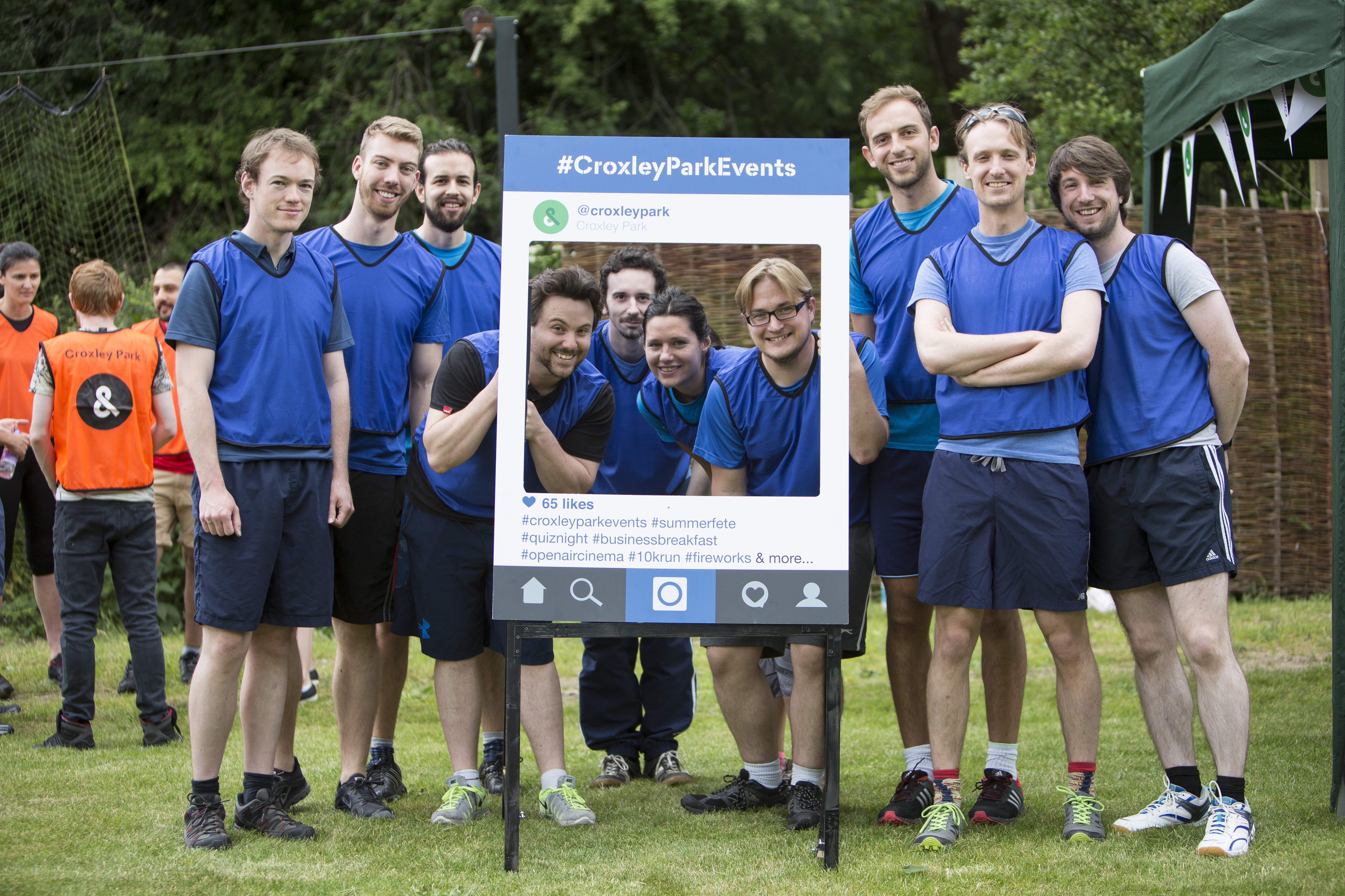 Croxley Park Sports Day | Team Photo with Branded Instagram Frame