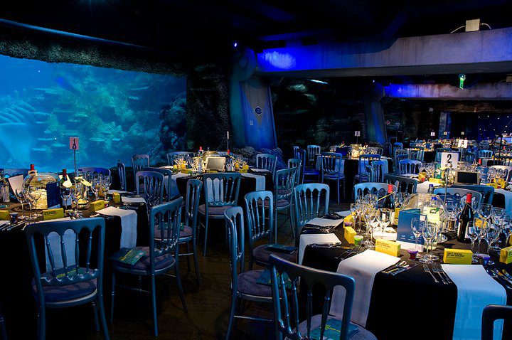 GOSH Charity Event - London Aquarium | Table Set Up