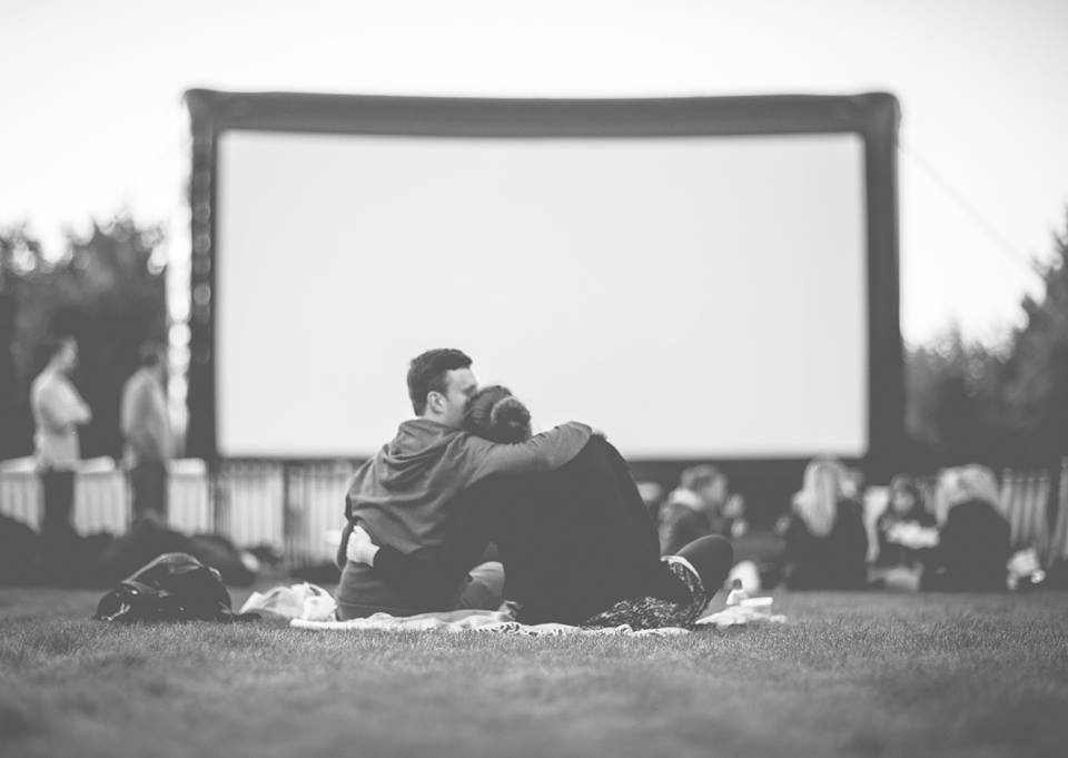 Outdoor Cinema Event at Croxley Park | Couple Hugging
